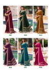 Purnima By Stavan Moss Georgette Weaving Jequarq Wholesale Saree In India